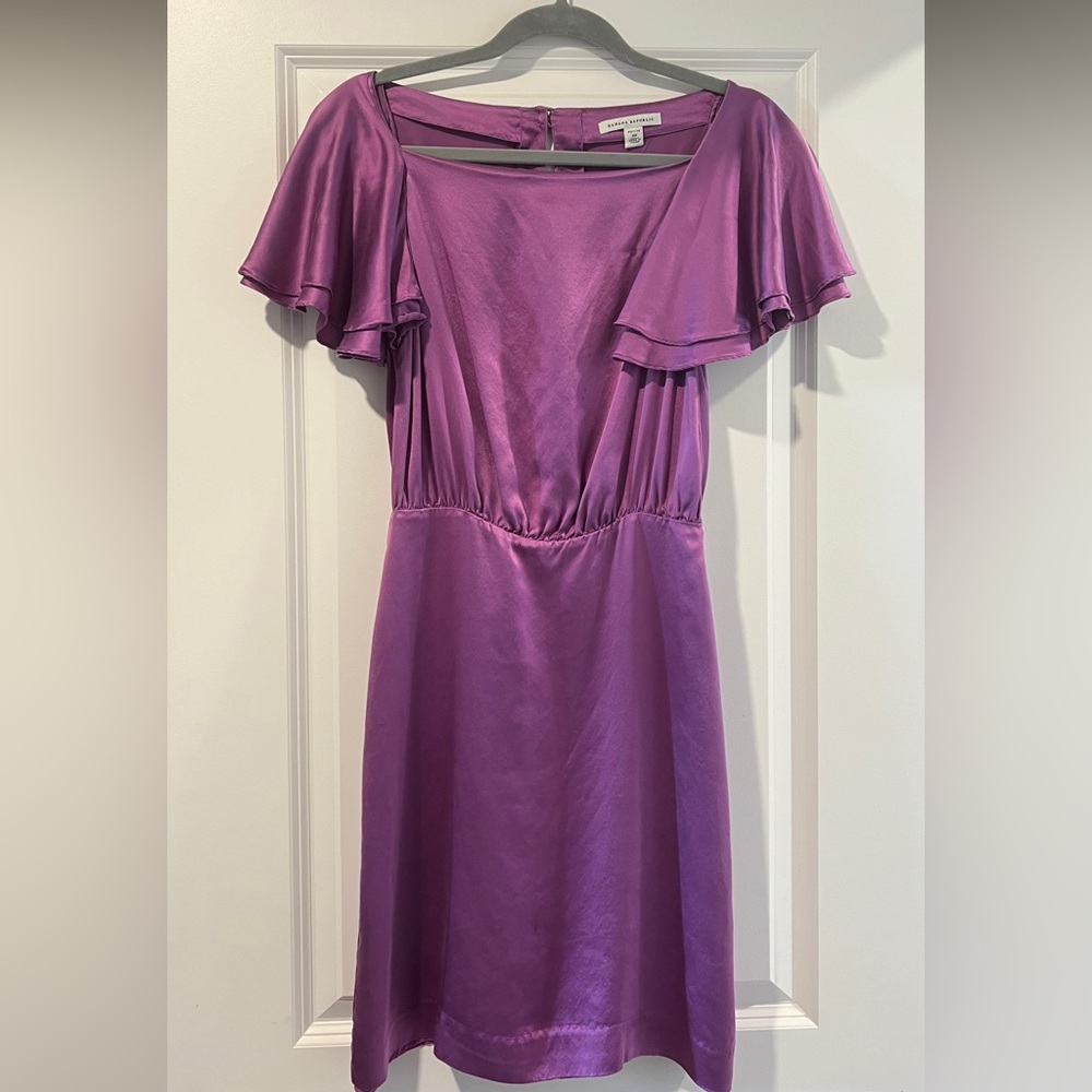 Banana Republic purple dress